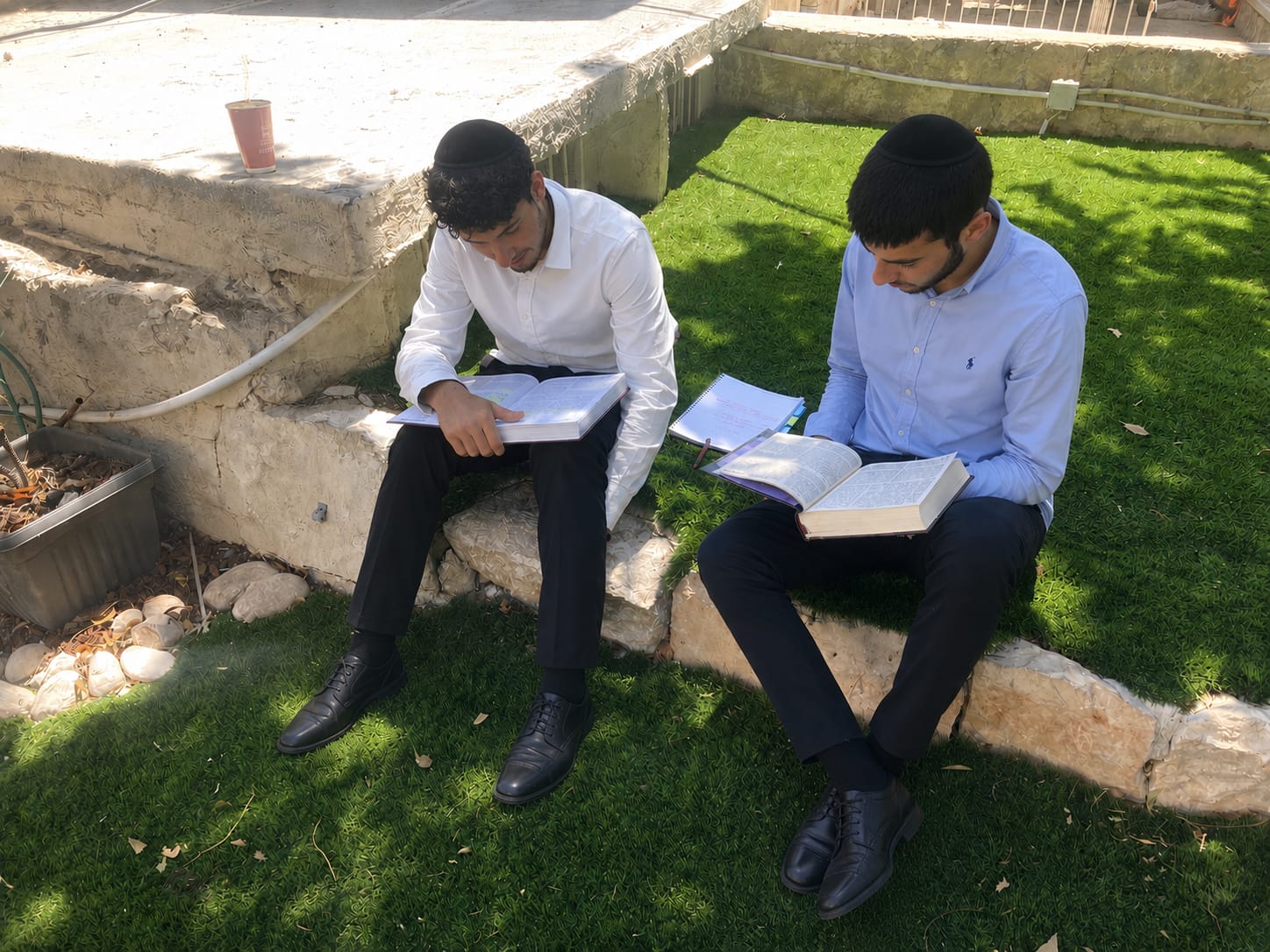 Bochurim learning b'chavrusa