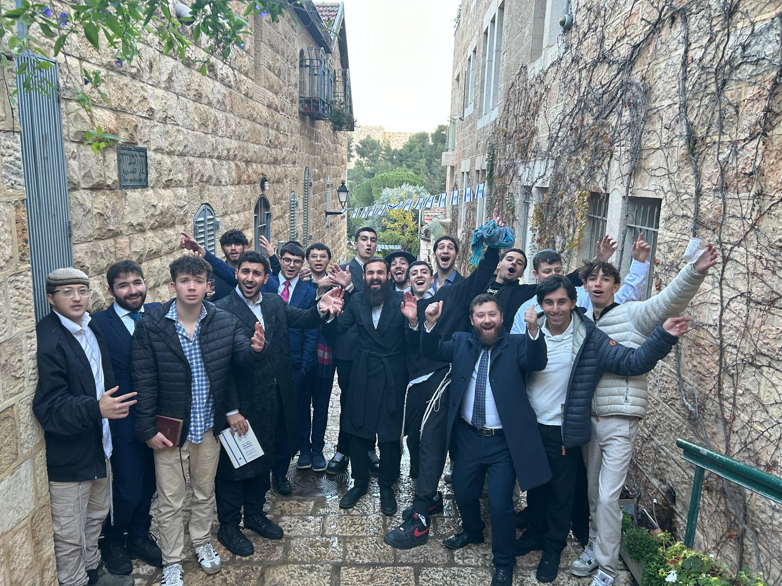 Bochurim in Yerushalayim