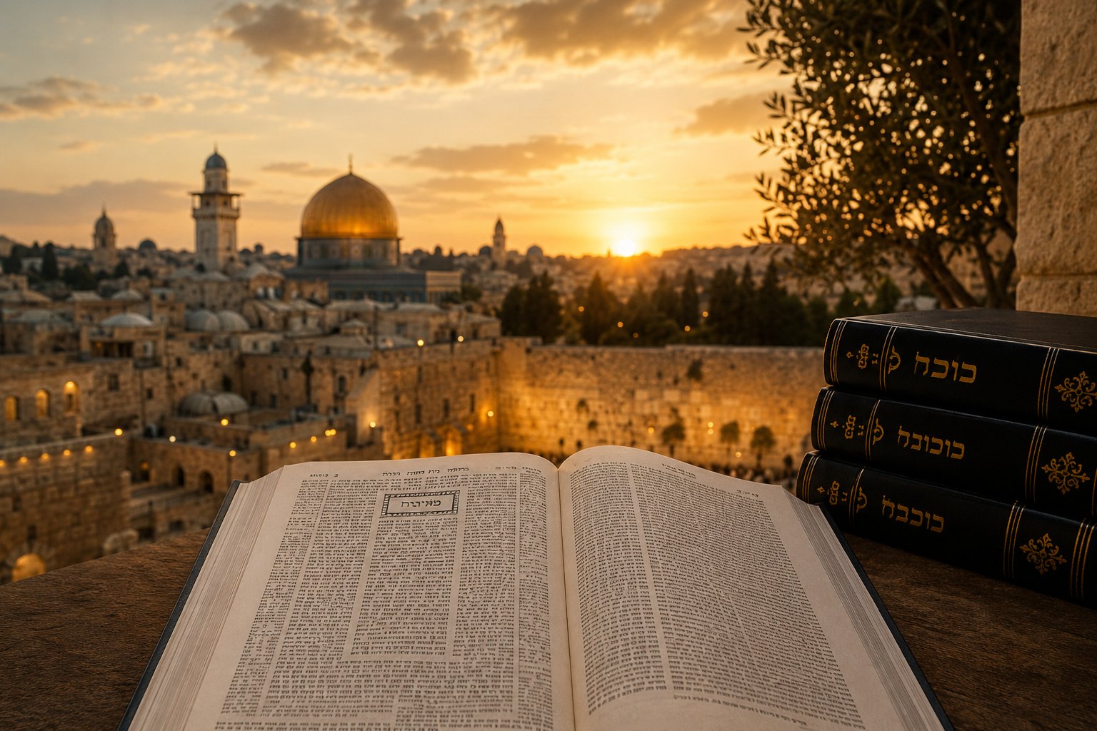 Yerushalayim at dusk